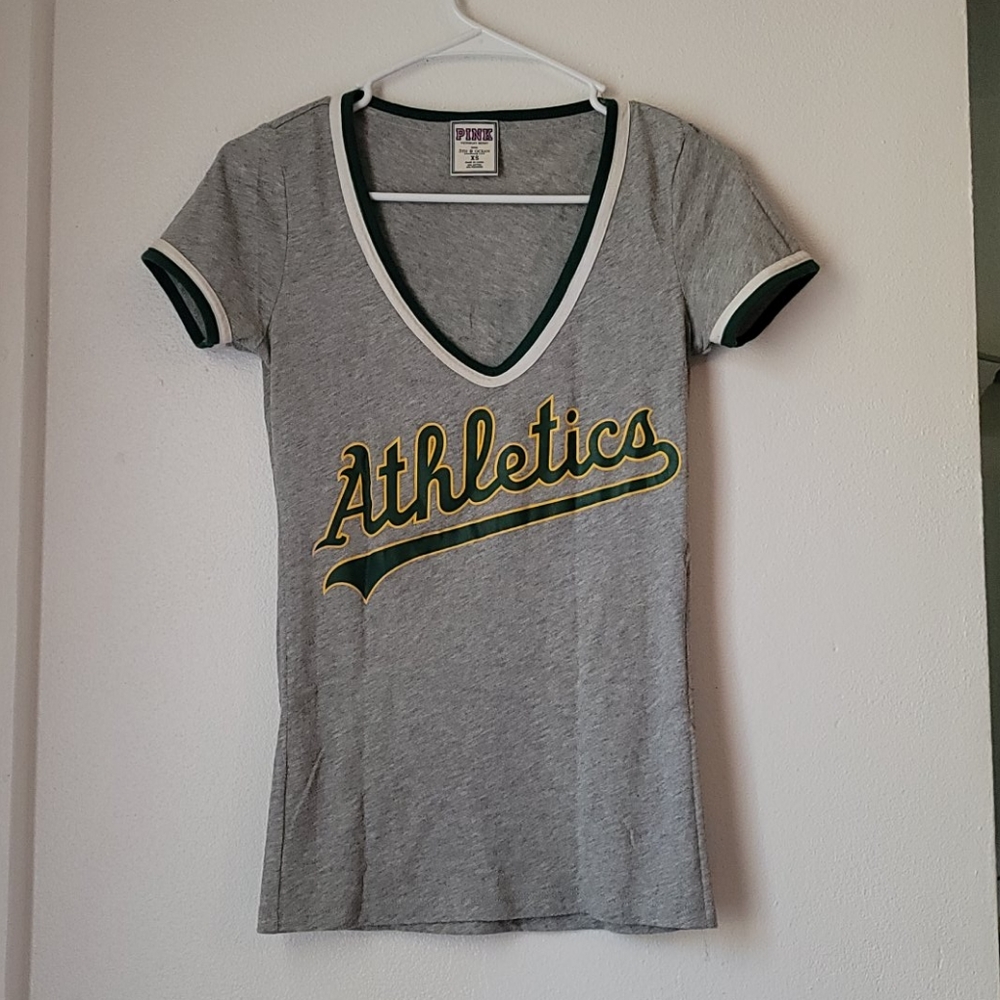 PINK by Victoria's Secret Oakland Athletics v neck